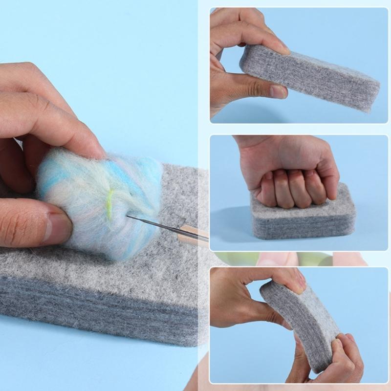 Needle Felting Set with Felting Tool Needle Felting Starter Kits Needle Felting Supplies for Craft Home Decoration