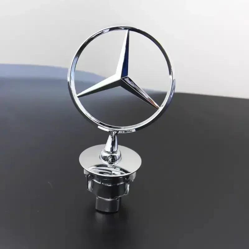 For Benz W206Zinc Alloy Car Front Hood Emblem Badge Accessories For Mercedes Benz AMG W213 W223 W240 W212 W222 W221 W211 W220 W210 W207 W140