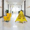 Foldable Slippery When Wet Sign Triangular Cone-Shaped Safety Warning Cone  Caution Zone