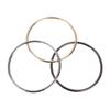 2Pcs Handbag Luggage O-ring Bag Handle Purse Sewing Frame DIY Fashion Metal Strap 110mm Bag Hardware Accessories