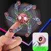 Transformable Fidget Spinner Portable Stress Relief Deformation Mechanical Arm Fingertip Gyro