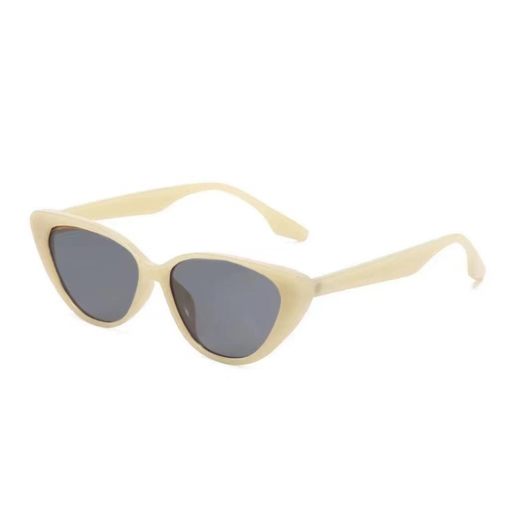 Sweet And Cool Babes Cat Eye Sunglasses Women'S Summer Sunscreen Uv Protection Sunglasses Ins Personalized Trendy Glasses