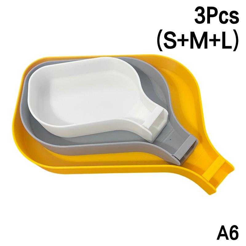 Funnel Tray With Barrier Plug Screw Nut And Bead Storage Tools Plastic Small Items Storage Box Tools Tray Portable Sorting Tray