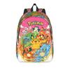 Fashion Pokemon Theme Backpack  Mochilas Snack Storage For Work Office Large Capacity Rucksack