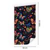 Wallpaper Colorful Butterflies Black and Navy Blue for Living Room and Bedroom 50x1000