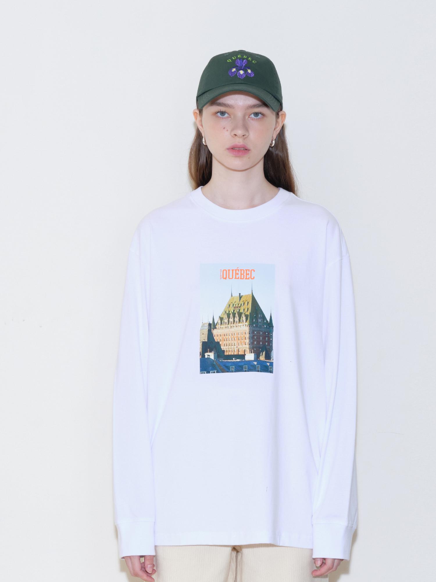 Our Place Old Quebec Long Sleeve Tee White (Op23Tl03U_100) White/095