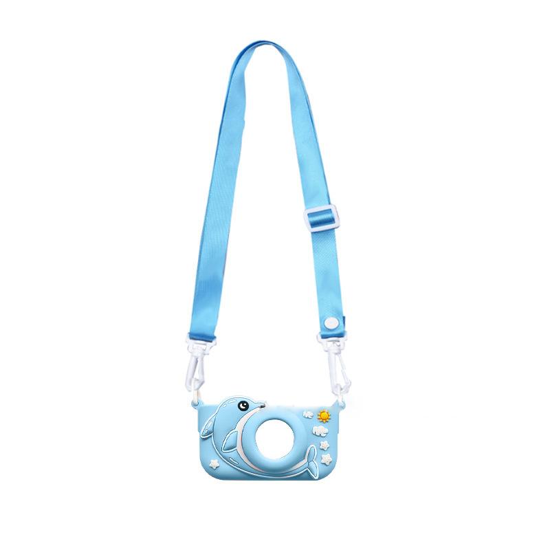 Funda Protectora para Cámara Carcasa Niño Lindo Dibujo Animado Cámara Juguete Portátil Mini Dibujo Animado Cubierta para Cámara Funda Protectora para Cámara Ajuste Para Cámaras