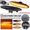 For Lexus IS250 IS350 SC430 Toyota MARK X REIZ CROWN UZZ40 Highlander Camry ACV40 Dynamic LED Turn Signal Side Marker Light 2pcs