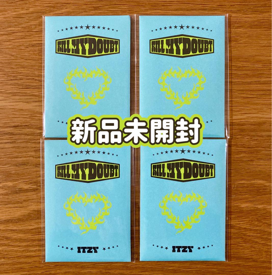 

[Б/У] ITZY Kill My Doubt Случайный набор торговых карточек 4 пачки