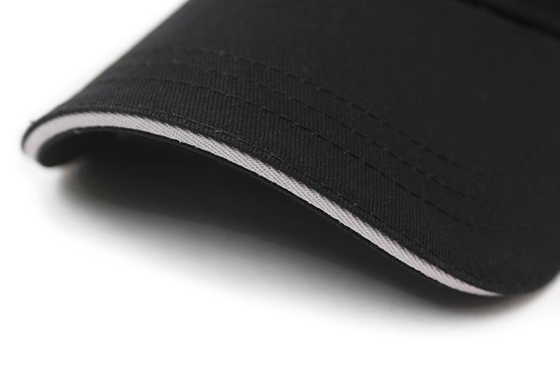 Heiteo H Leather Patch Ball Cap Black
