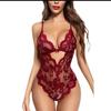 Sexy Plus Size European Lace Lingerie Set Deep V Sheer Mesh Cami Teddy Bodycon Erotic One Piece Costume In Four Tempting Styles