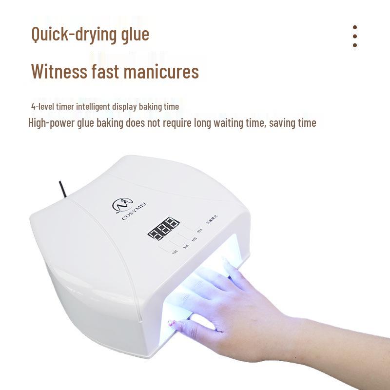 Portable LED Blue Smart Induction Manicure Lamp with Quick-Dry Gel Curing & Four-Speed Timer