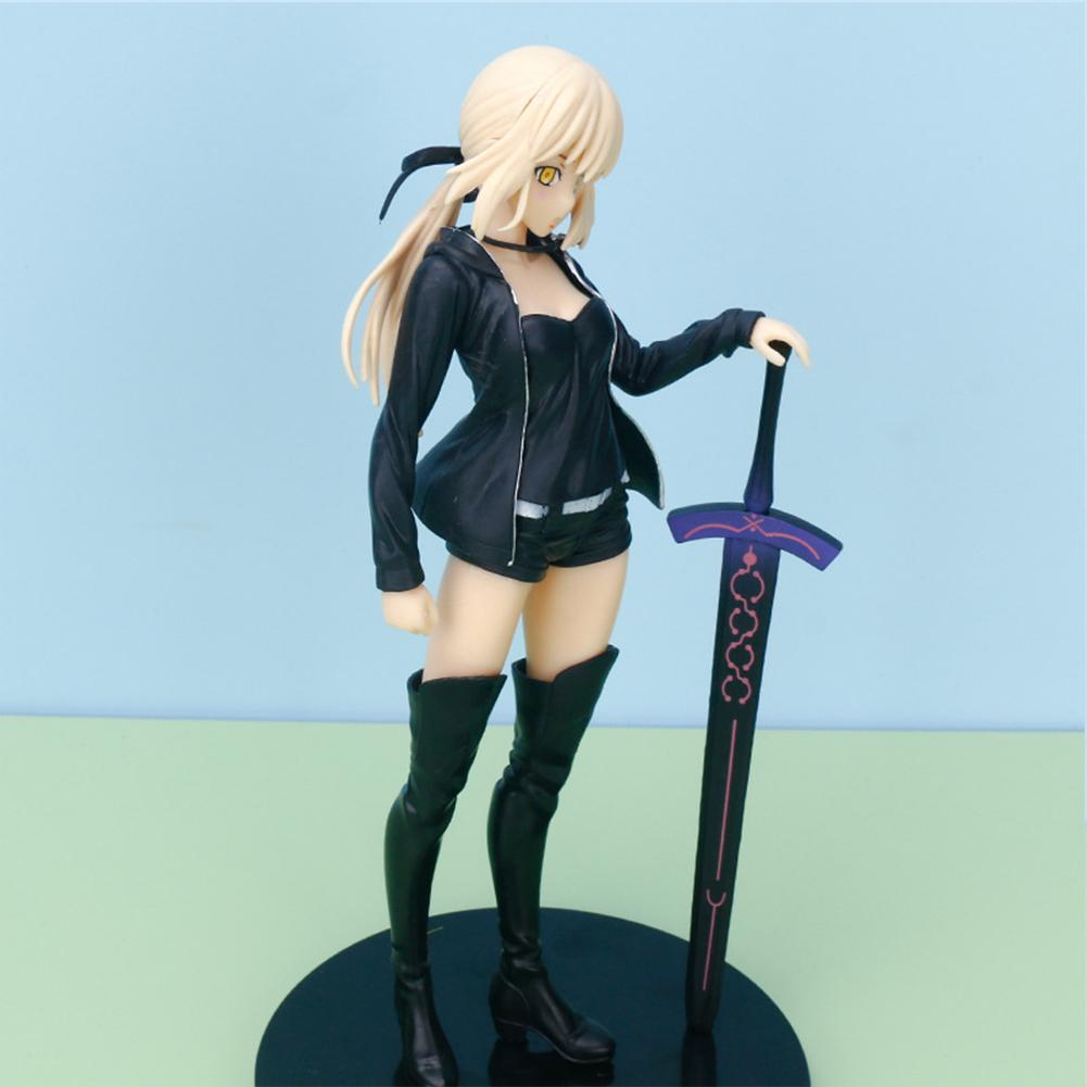 24CM FATE STAY NIGHT FGO Altria Pendragon Game Figure Standing posture Action figures Model Decoration Doll Collection Toy Gift