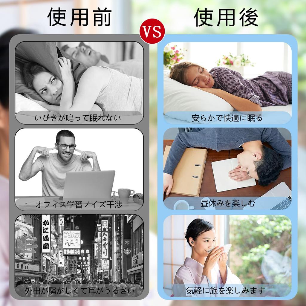 For 2025 Sleep Sleep Noise Snoring Hearing Flexible Storage Case 1 Pair Each of and L [New - Earplugs] Earplugs, Soundproofing, Aid, Reduction,