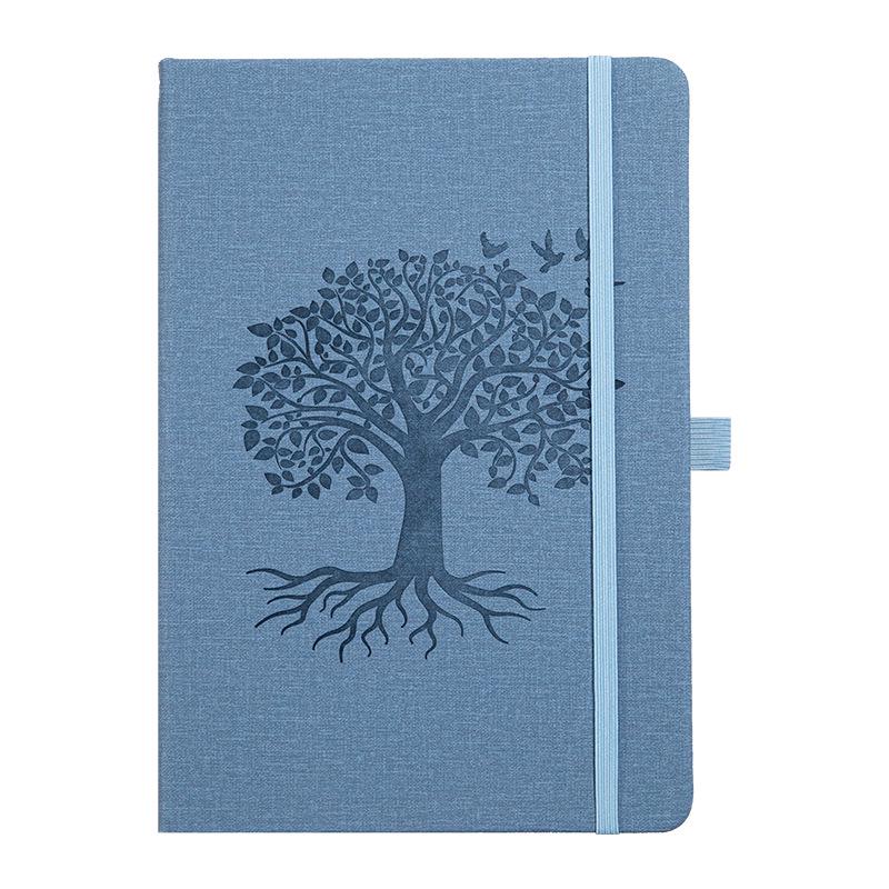 Custom A5 High-Quality Business Notebook with Strap and Logo Printing 