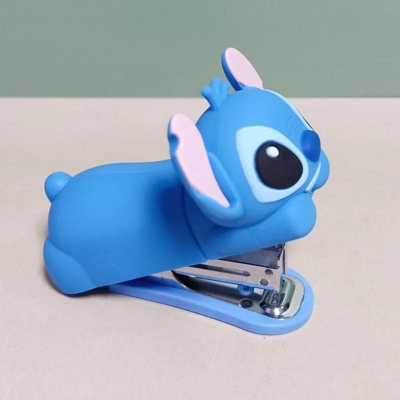 Disney Stitch Silicone Binder Clip Cute Doll Tabletop Decoration Multi Functional Nail Pusher Portable Office Binding Supplies