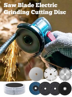 7 Stück 76mm Sägeblatt Elektrische Schleifscheibe Trennscheibe Rotationswerkzeug Metallschneider Elektrowerkzeug Holzschneiden Elektrischer Schleifer Zubehör