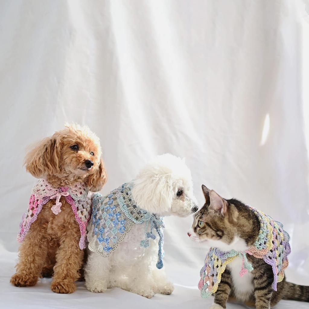 NASKA Knitting Kit Pet Pine Knit Cape Col.907 YH-4