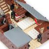 A  4 In 1 Military Bunker Trench Building Block Sets Military Base Assembled Models Boys Toys Simulate Games