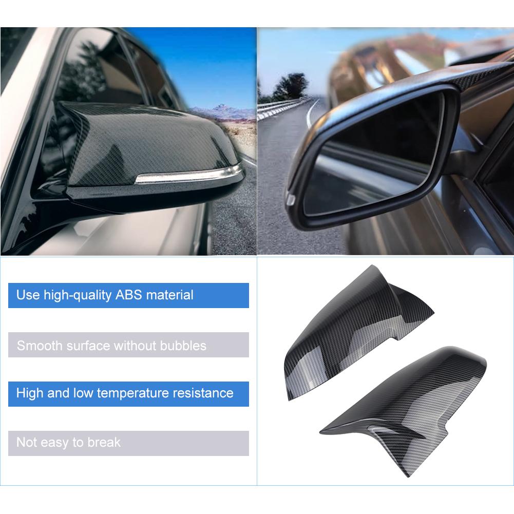 2 stücke Rückspiegel Abdeckung Kappe Carbon Faser Schwarz Für BMW Serie 1 2 3 4 XM 220i 328i 420i f20 F21 F22 F23 F30 F32 F33 F36
