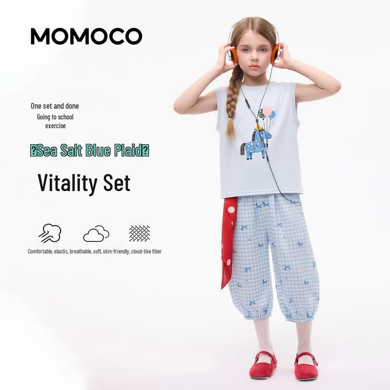 MOMOCO Girls  Summer Two-Piece Set 105
