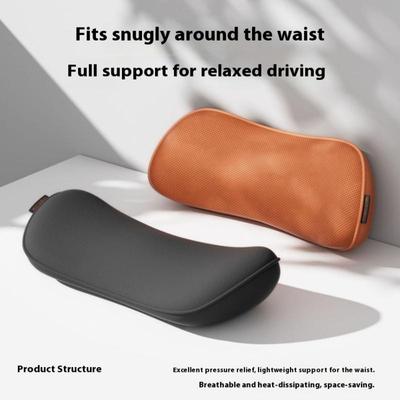 Car Seat Pillow Memory Foam Lumbar Support Breathable Back Protector Suitable For Office Chairs And Car Interior Accessories
