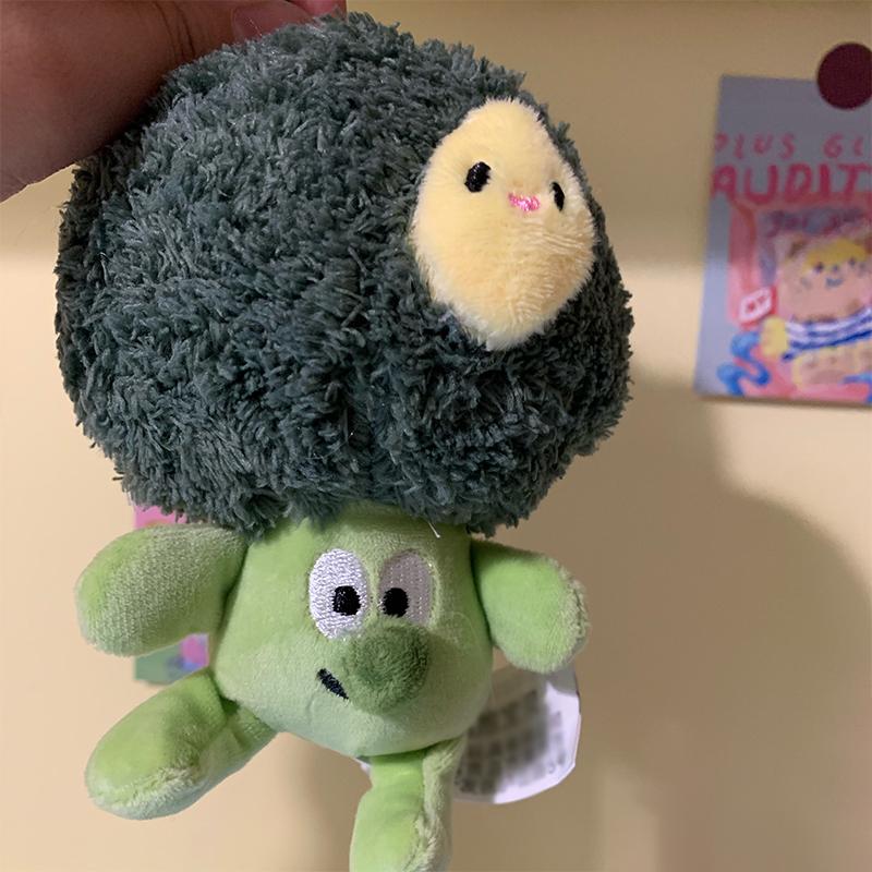 Cute Broccoli Plush Toy Small Pendant Versatile Cauliflower Bag Pendant