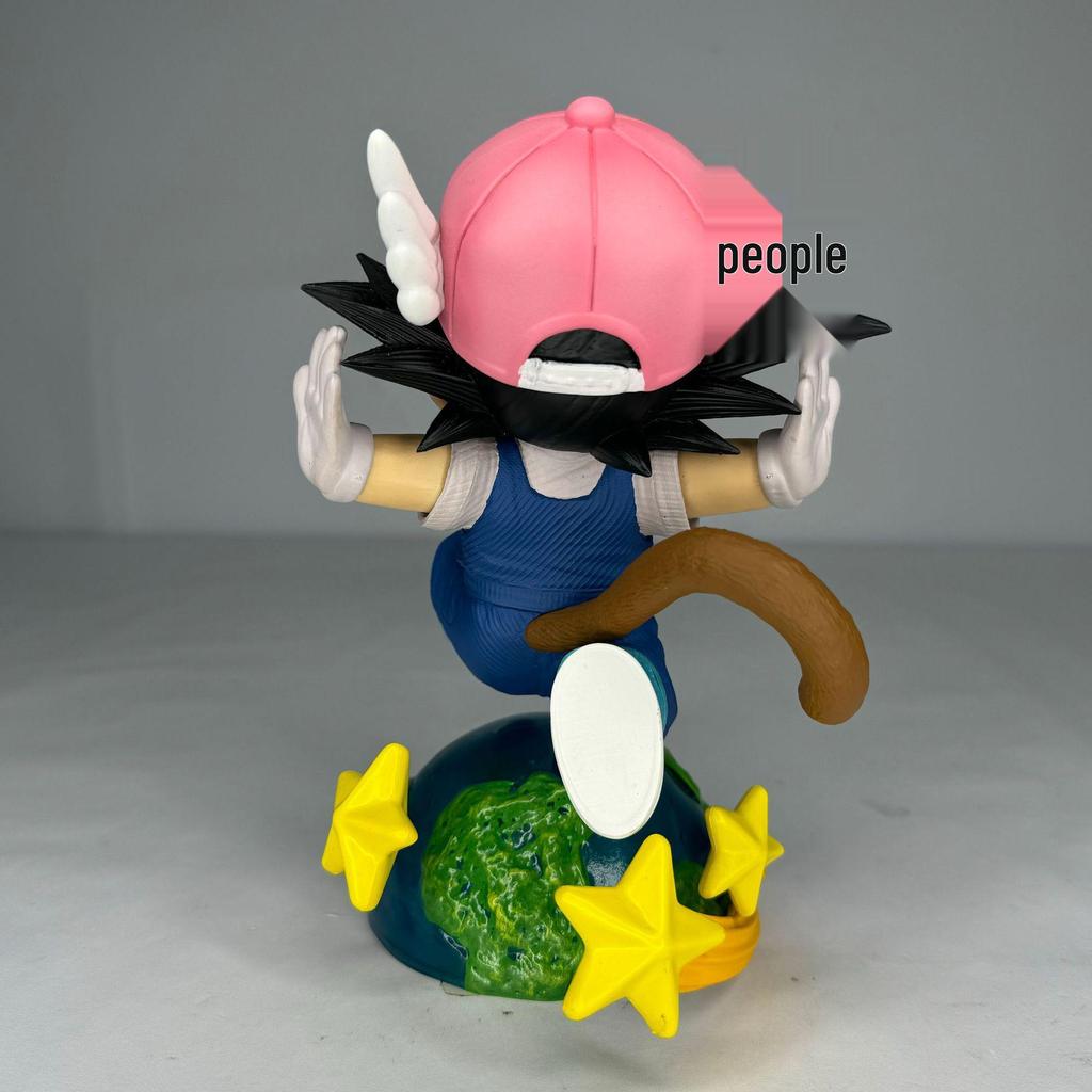 Dragon Ball Goku & Arale Laufende Szene Anime Figur Ornament