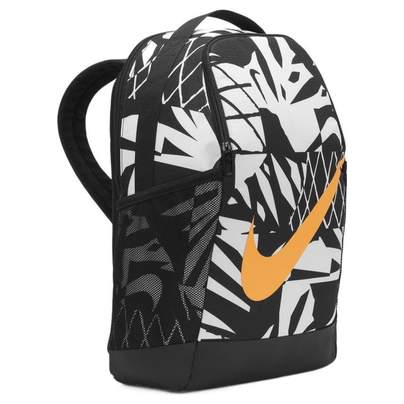 Nike Polyester Backpack Regular Unisex Black White Casual DV6143-010