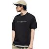 Anta Sports Lifestyle Series Letter Round Neck Breathable Versatile Loose Short Sleeve T-Shirt Men Tops Basic-Black 952528109-4