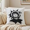 musician revolutionary VViktor TTsoi Cushion Cover Pillowcase Antidustmite living Room Sofa Decor Cushion Room
