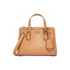 Chantal Logo Leather Shoulder Crossbody Handbag Mini Women Peanut Color