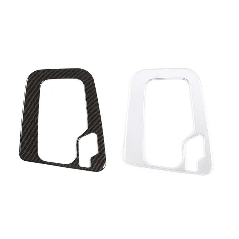Car Gear Shift Box Display Panel Cover Shift Lever Frame Sticker For BMW 3 Series E46 1998-2004 Auto Interior Accessories