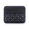 Small Card Bag Women's Sheepskin Embroidered Diamond-grid ID Candy Color Mini Multi-card Holder Genuine Leather Change Purse