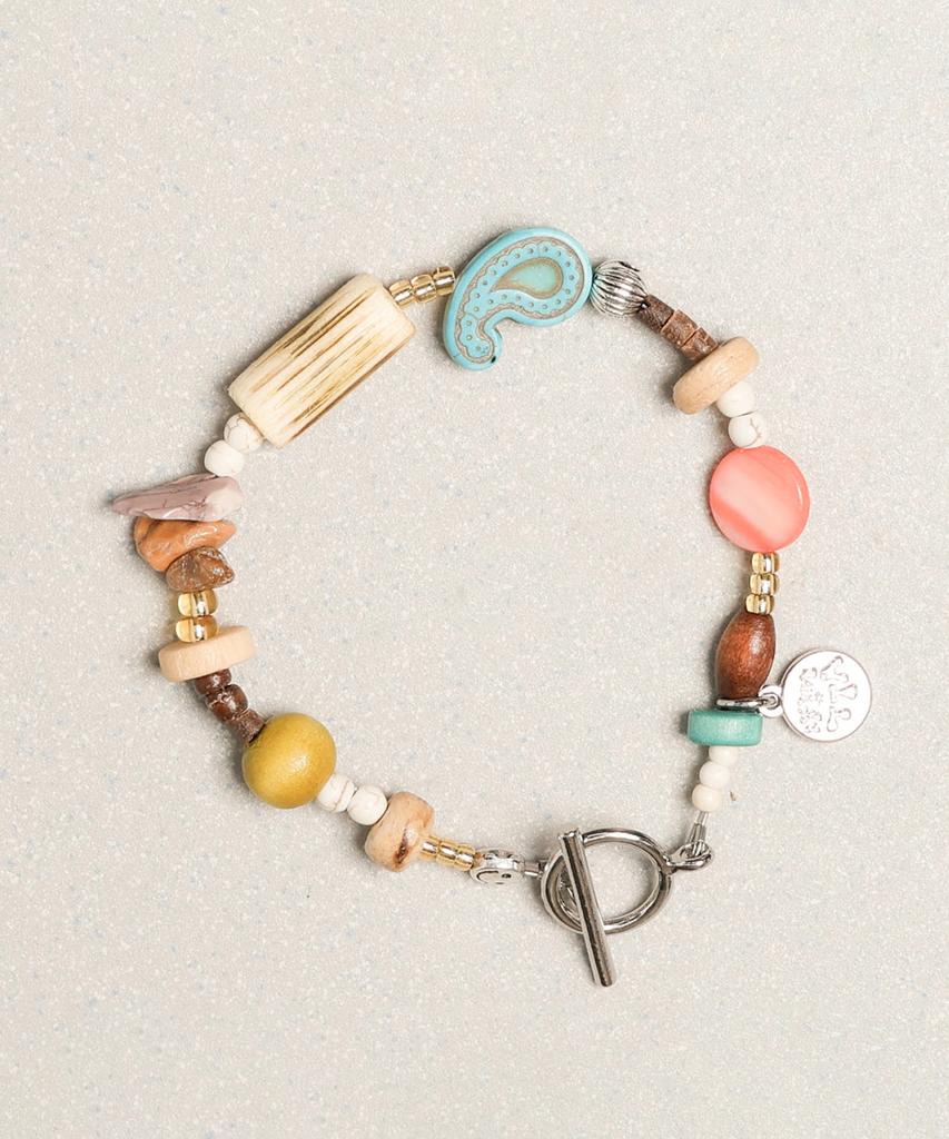 Towtow Archive Paisley Symbol Bracelet Turquoise