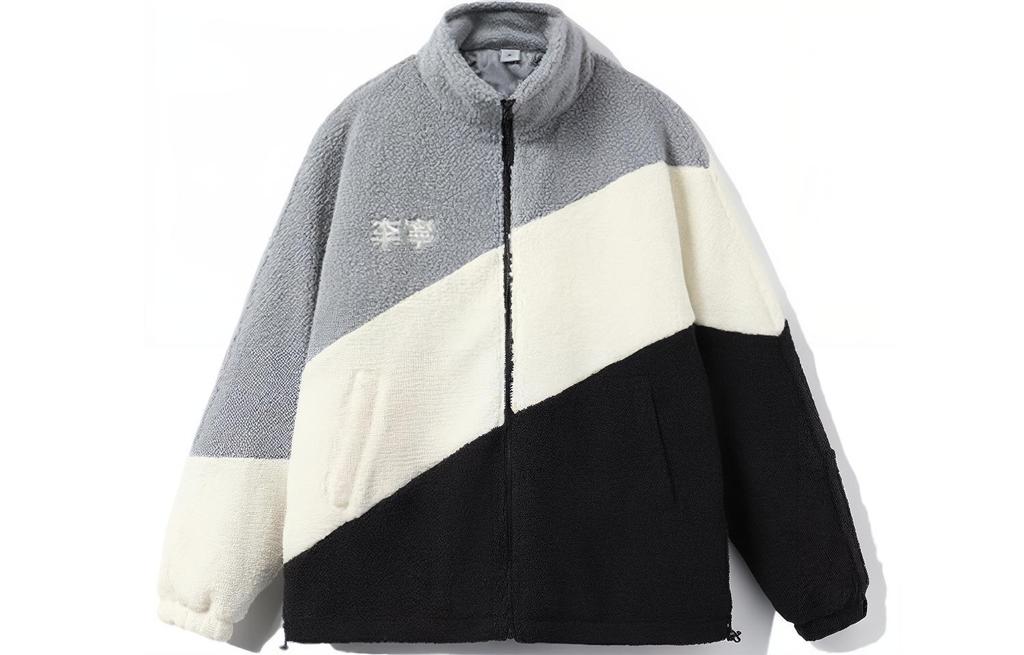 Li Ning Velvet feel Coat Unisex Stone Gray AFMR494-1