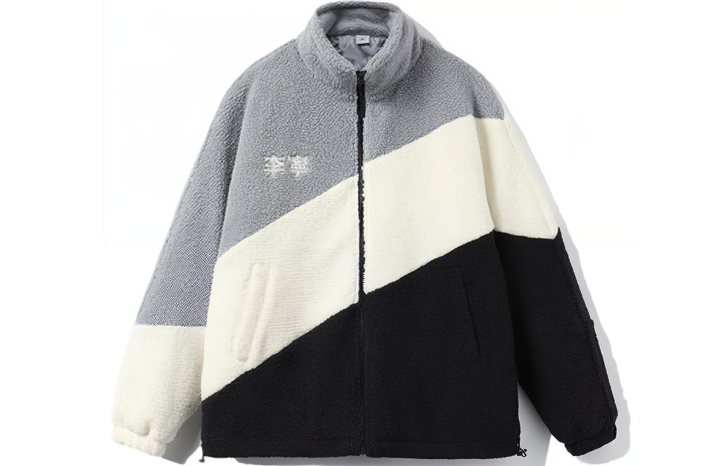 Li Ning Velvet feel Coat Unisex Stone Gray AFMR494-1 XS