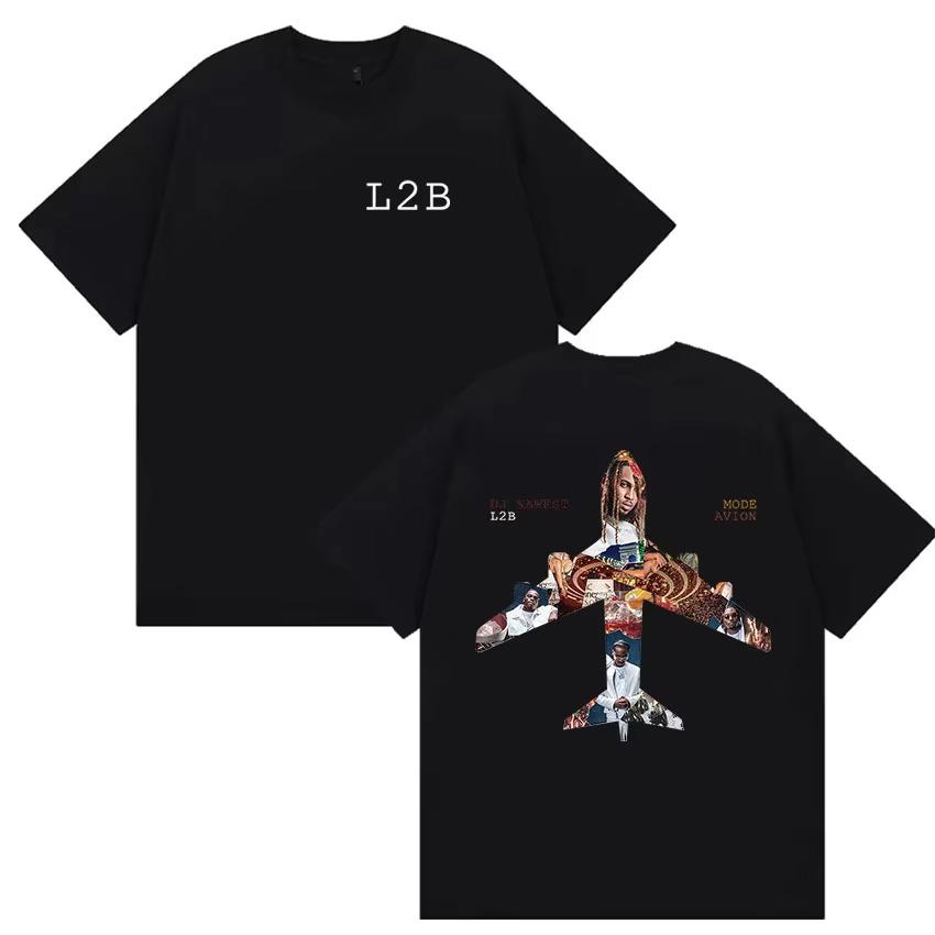 

Rapper Nes Pour Briller L2B Tour 2026 Graphic T Shirts Unisexs Hip Hop Fashion Short Sleeve Top Vintage pure Cotton Tee Streetwear S