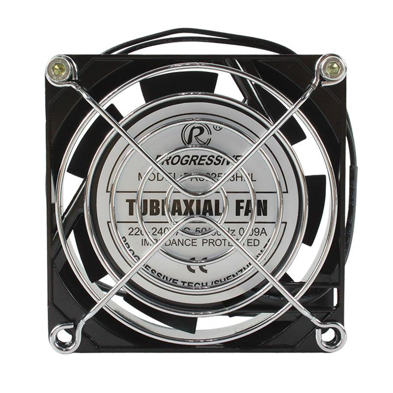 

AC 230V 80mm Aluminum Frame Cabinet Fan, Ball Bearing Cooling Fan PA802523HBL