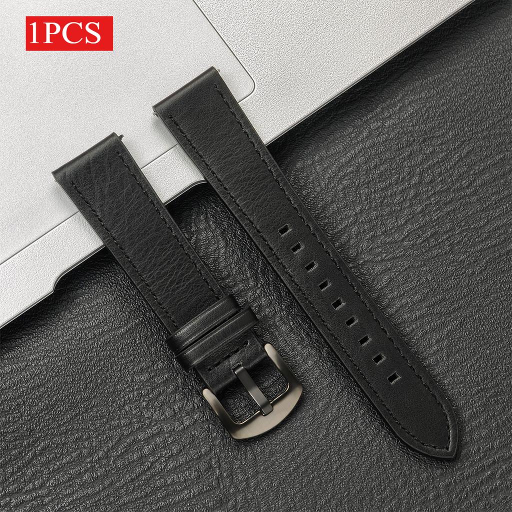 2Pcs 20mm Leather Breathe Strap for Samsung Galaxy Watch 7 6 5 4 40/44mm 6Classic 5Pro 22mm Band for Huawei GT5 3 4Pro Watchband