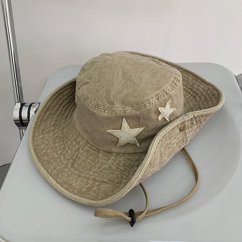 Western Retro Trendy Cowboy Hat For Women Summer Sunshade Sunhat Hiking