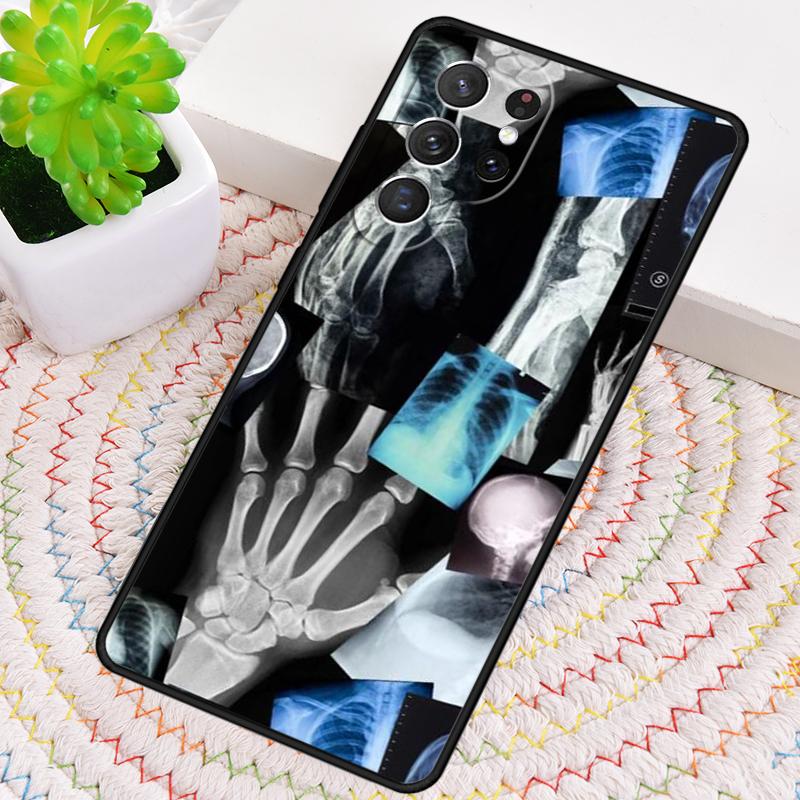 Radiological human organs Skeleton Phone Case For Samsung Galaxy note 10 pro S26 S25 S24 S23 S22 Ultra Plus S21 FE S20 Cover