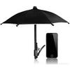 Sombrilla para teléfono móvil - Parasol para teléfono exterior tipo pinza, adecuado para actividades al aire libre, previene la luz solar y el deslumbramiento