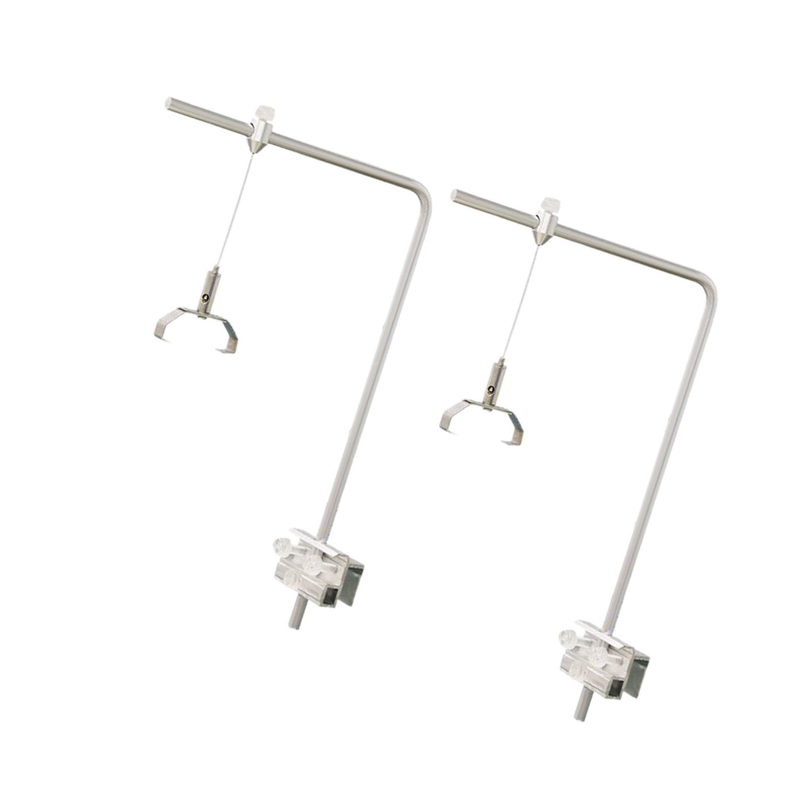 Универсальный светодиодный светильник для аквариума, подвесной комплект, стойка-подставка из алюминиевого сплава для установки декора аквариума