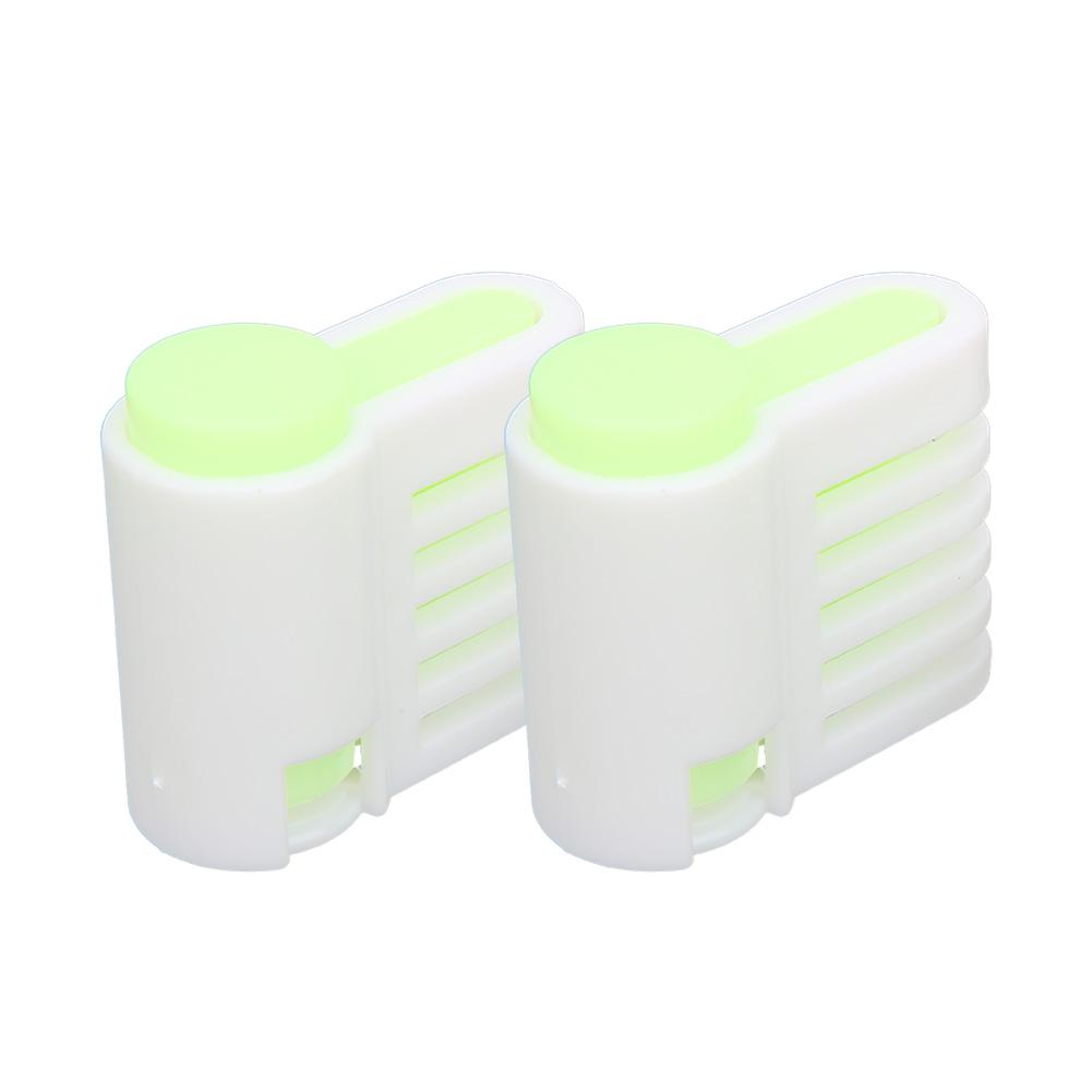 2Pcs MultiFunctional DIY Cake Bread Cutter Slicing Guide Tool Home Kitchen Accessory(Green 52036A )