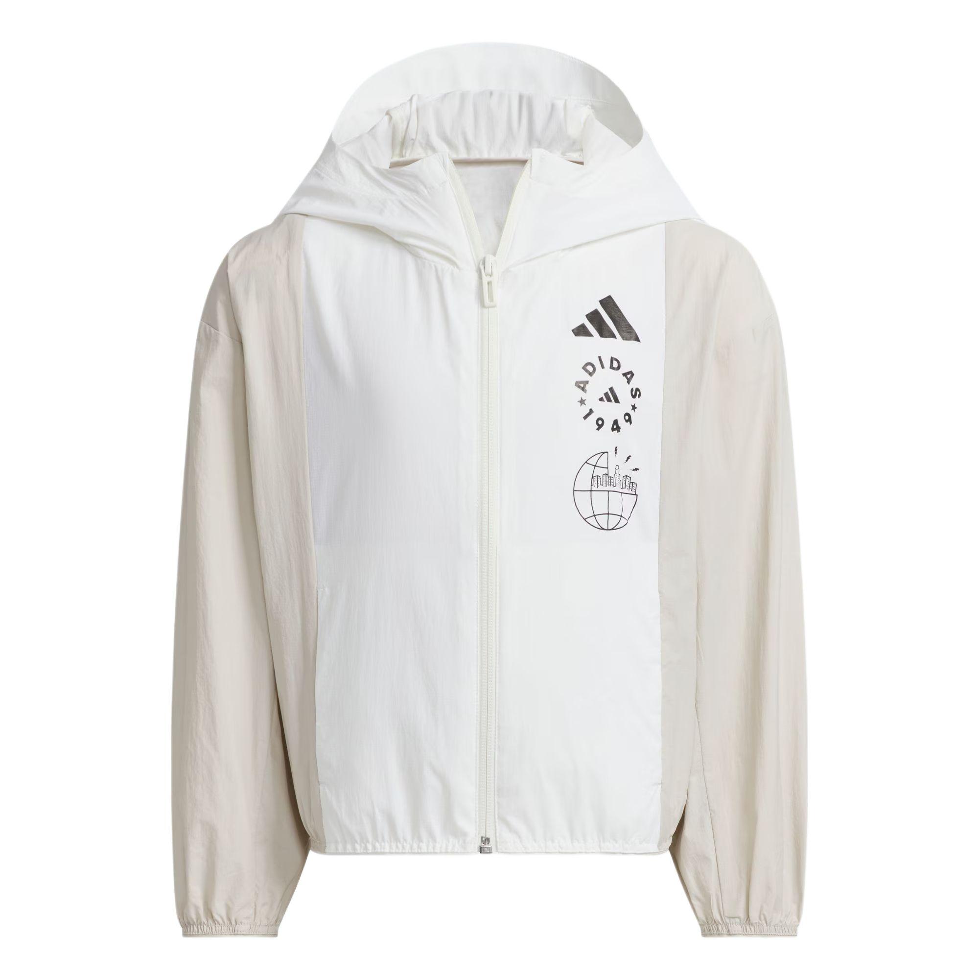 Adidas Jacket Jade White/Black Children Aged 3 7 Years Old JL7558 128