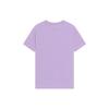 Li-Ning Sport Trend Series Creative Letter Print Slim Fit Short Sleeve Regular T-Shirt Women Tops Jade-Purple AHSS848-3