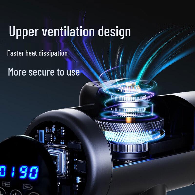AUX P10B Portable Deep Tissue Massage Gun CN plug (adapter included)