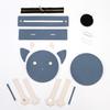 DIY Shoulder Bag Making Kit Hand Woven Bag Pre Cut Leather Sewing Leathercrafts  Cat Shaped Full Tools For Beginners