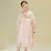 Little Tiger Patti Girls' Pearl Embroidered Hanfu Dress